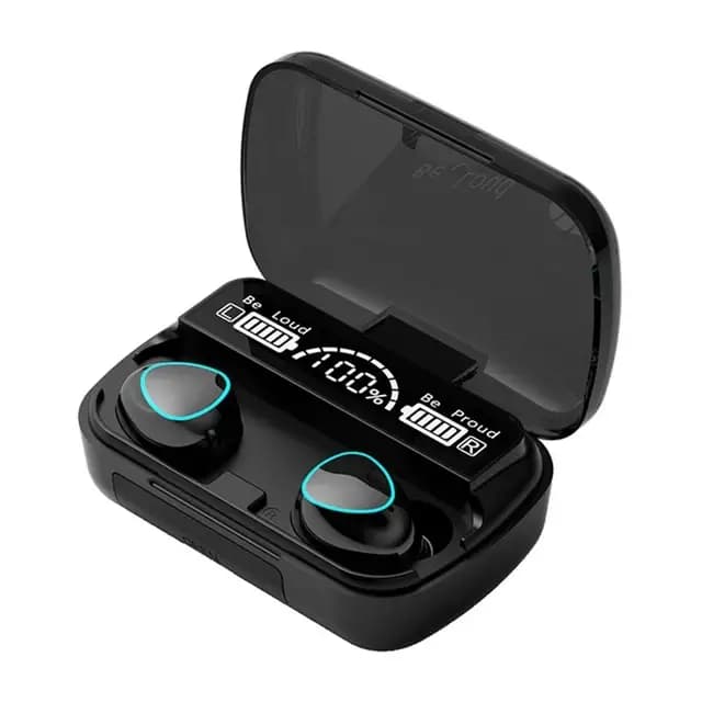 TWS M10 Wireless Bluetooth Headset 5.3 Earphones Bluetooth Headphones with Mic Earbuds 3200mAh Charger Box LED Display Fone