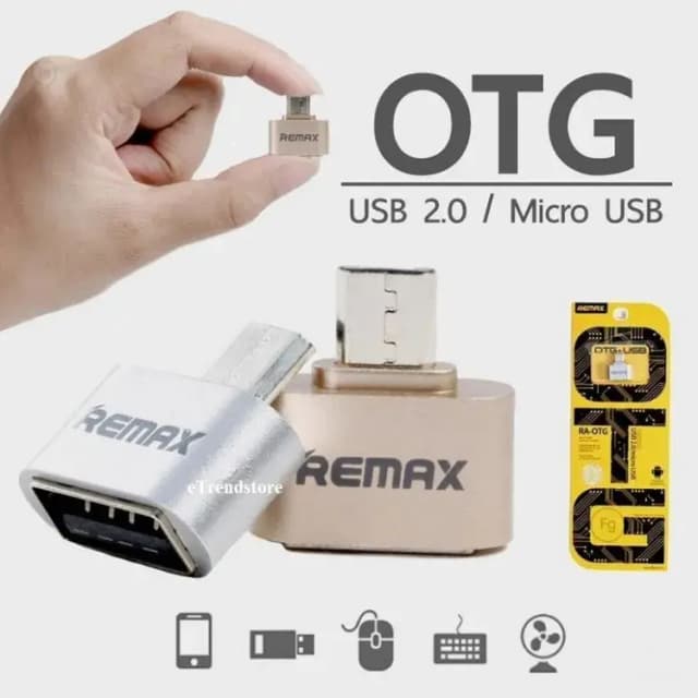 REMAX Micro USB OTG Adapter Female USB to micro USB male Data Adapter Travel Converter